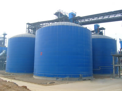 浠水水泥钢板库改造