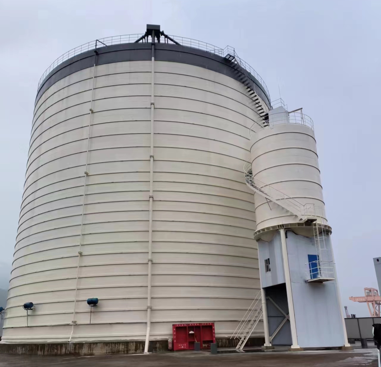 浠水10万吨水泥钢板库